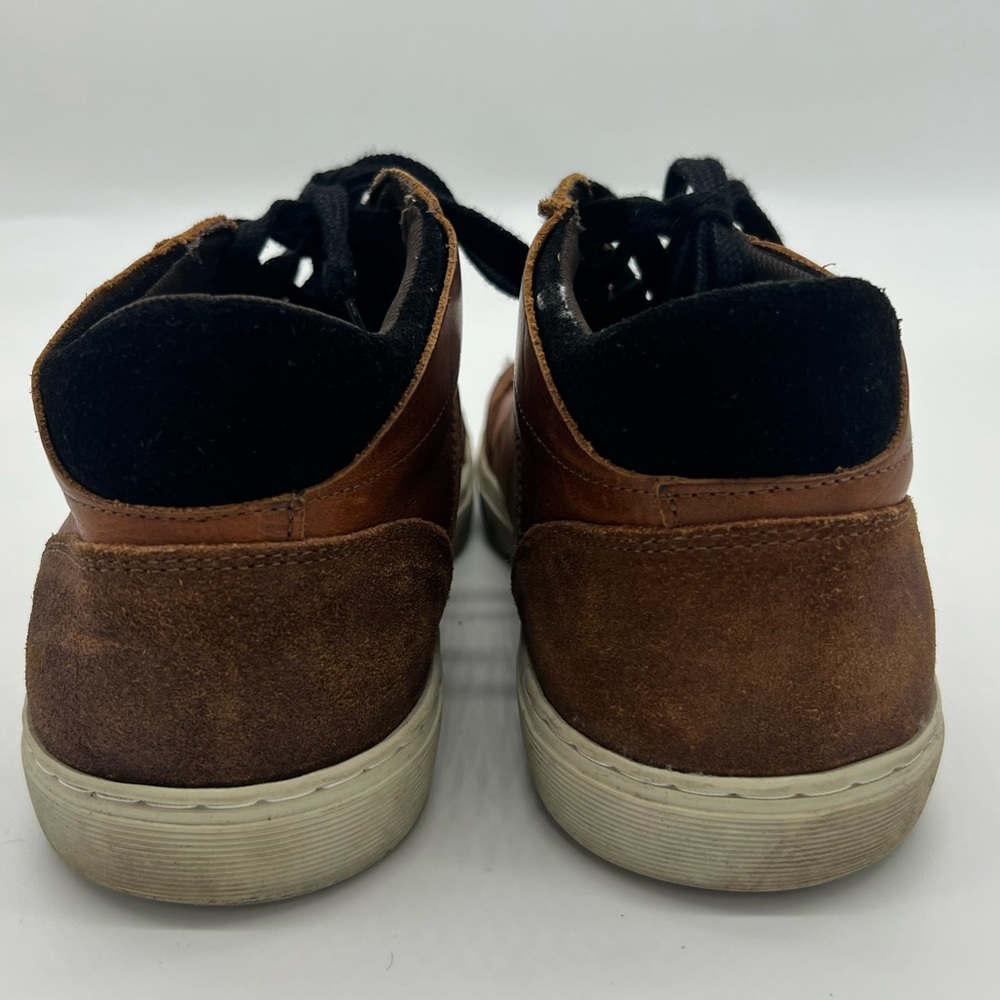Bull Boxer Brown Leather High Top Sneakers - Picture 3 of 9